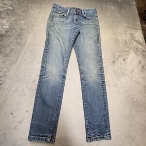 Levis 531 Low Skinny Jeans Womens 4 Blue Medium Wash Slim Stretch Denim Casual